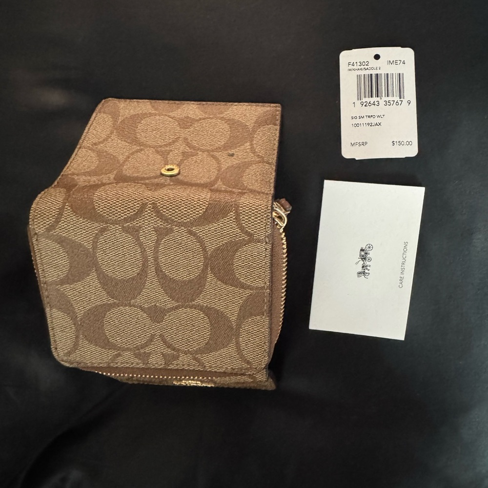 Coach Brown Signature Women's Wallet